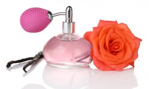 Parfüm mit Rose mit sinnlichem Duft